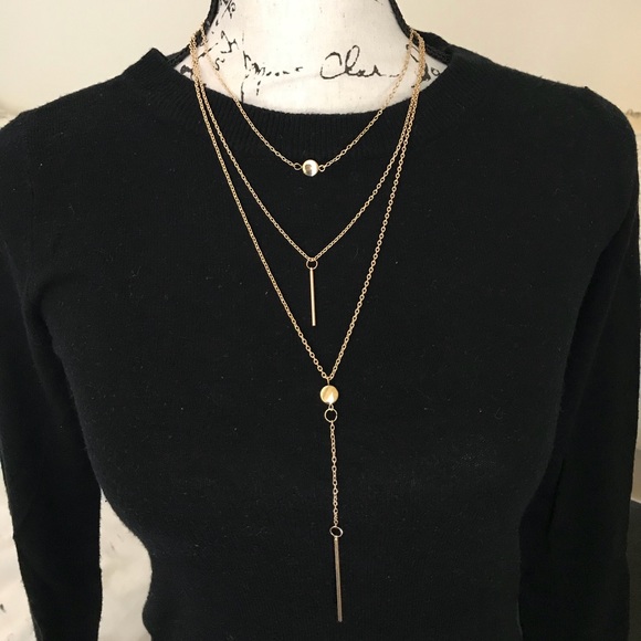 3 Layers Dainty Necklace - Picture 4 of 4